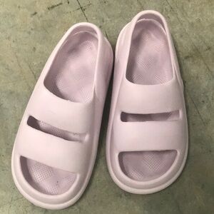 Kids Lavender Slip-On Sandals